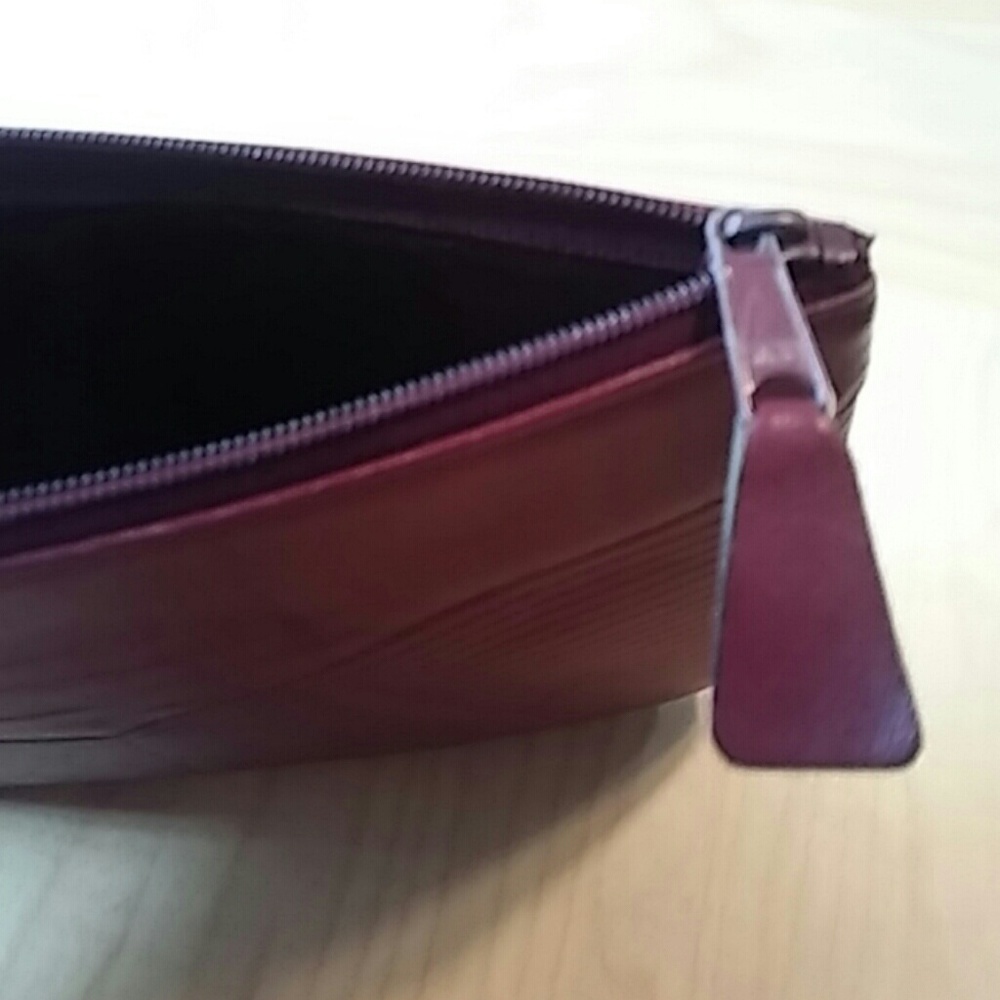 Vintage Leather Make-Up Clutch & Credit Card Folio - Picture 3 of 13